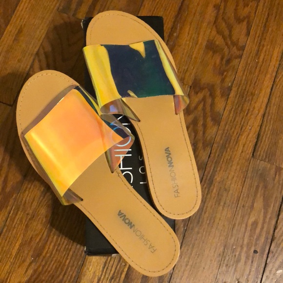 fashion nova clear sandals